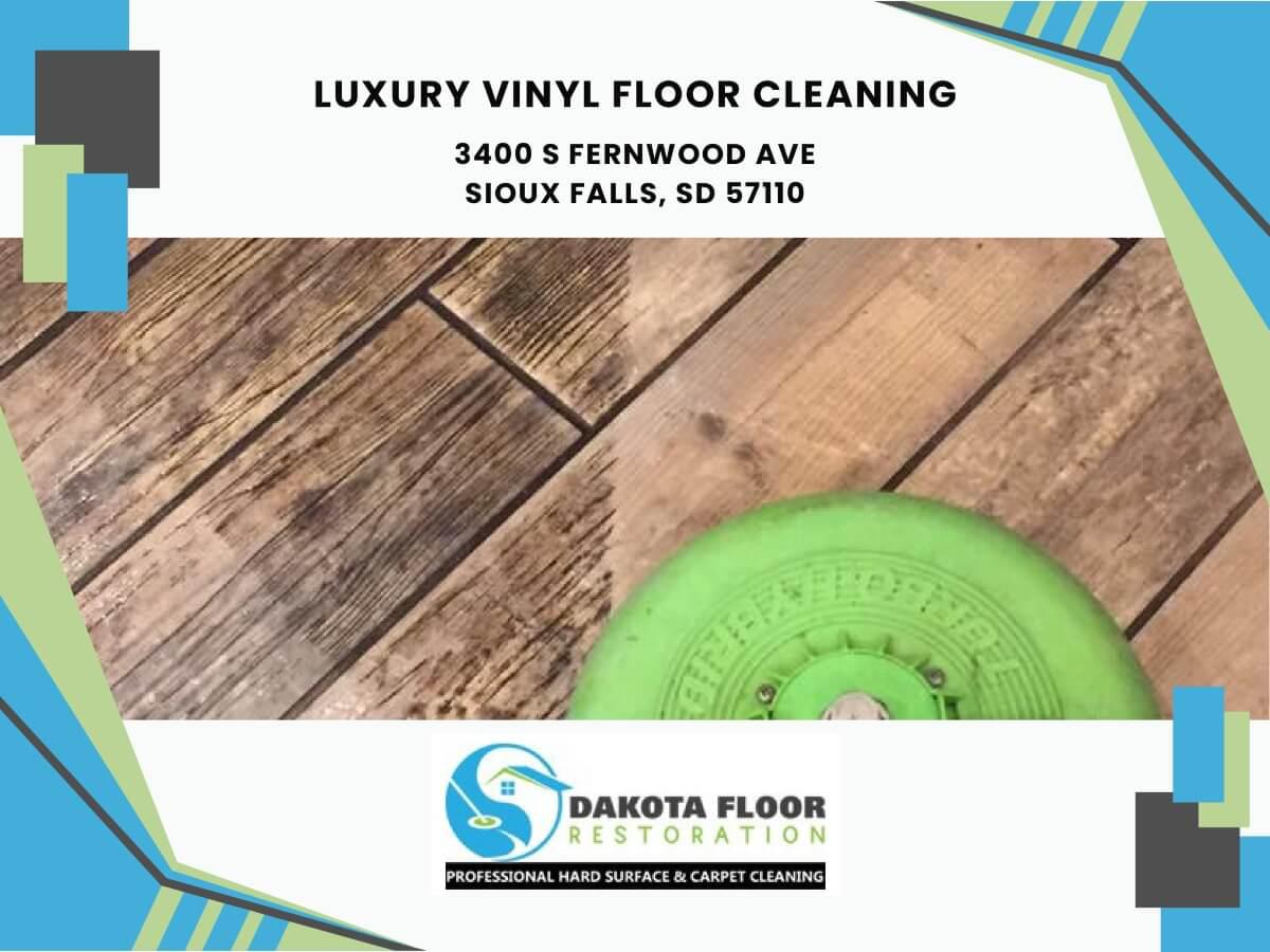 luxury vinyl floor cleaning