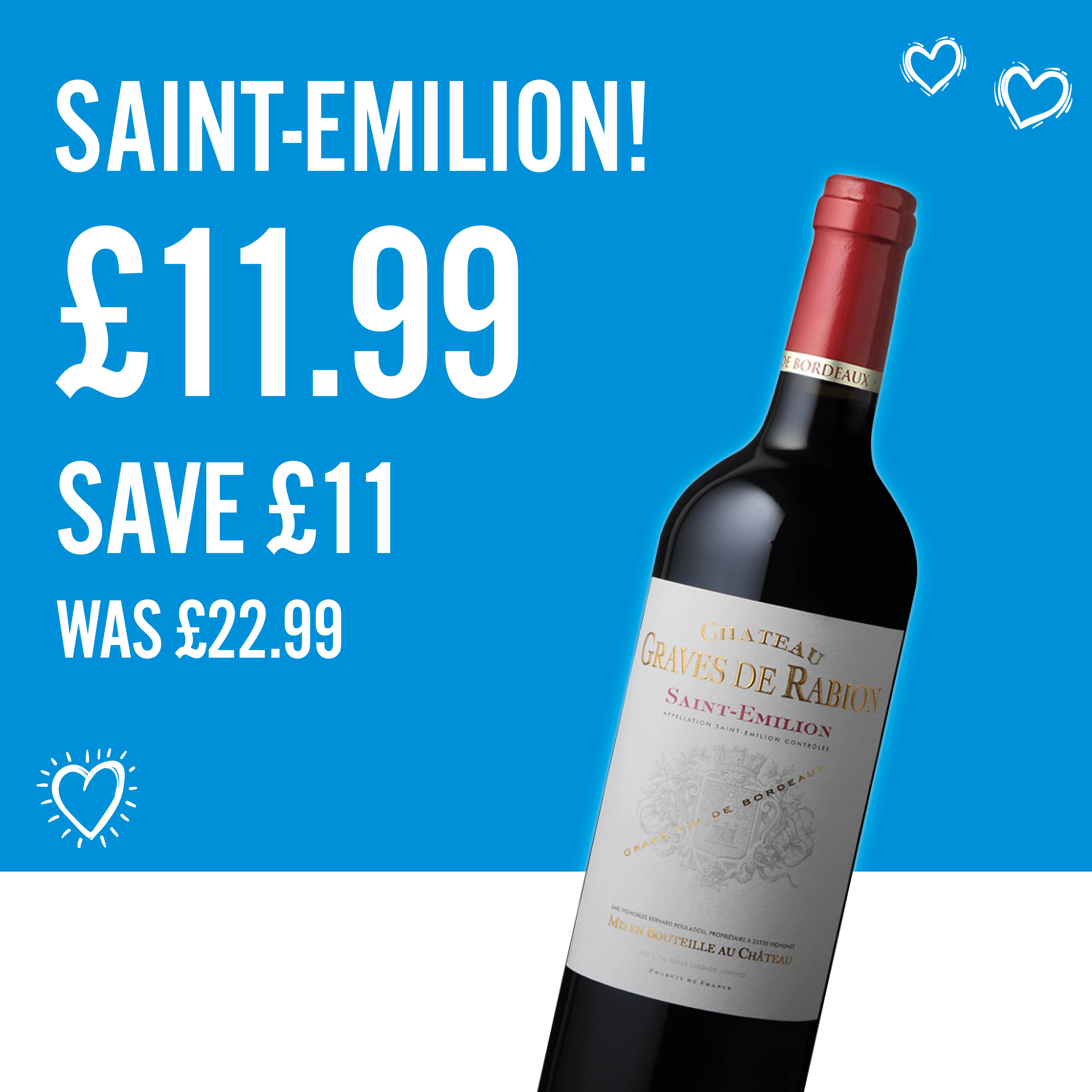 Save &pound;11 on Saint Emilion wine