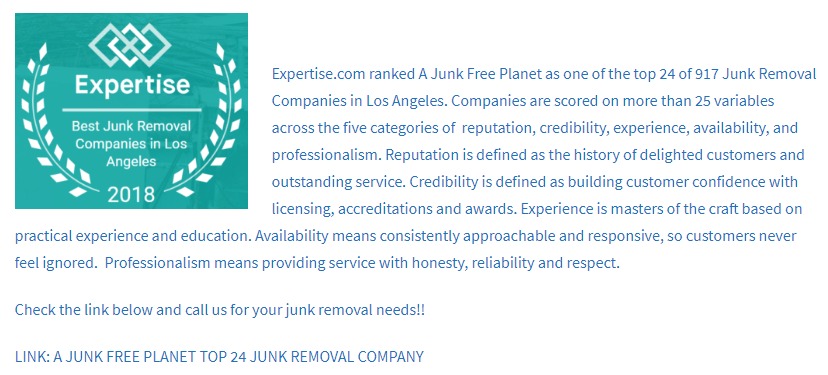 A Junk Free Planet Photo