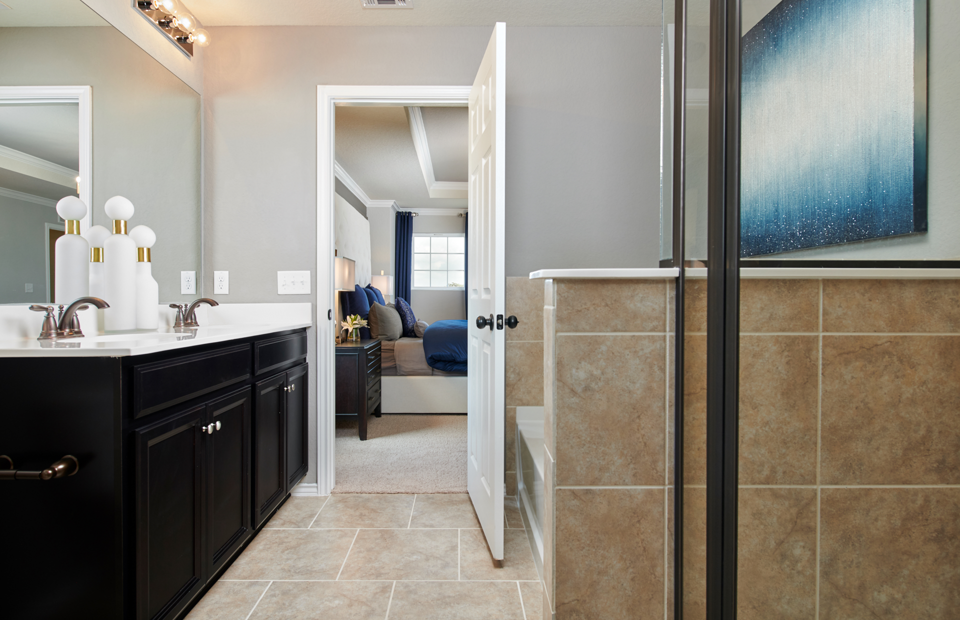 Owner's bath with shower upgrade