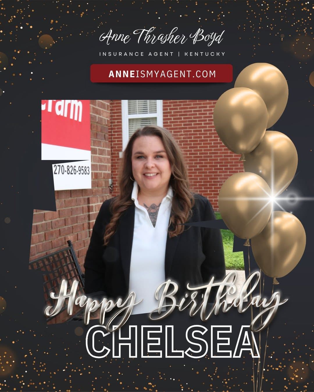 Happy birthday, Chelsea! Wishing you a day filled with laughter, your favorite people, and all the things that make you smile. Thank you for everything you bring to our team. We hope today feels just as bright as you are.