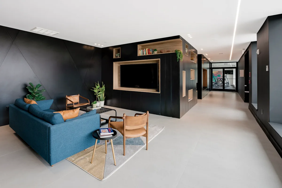 Community lounge with TV 