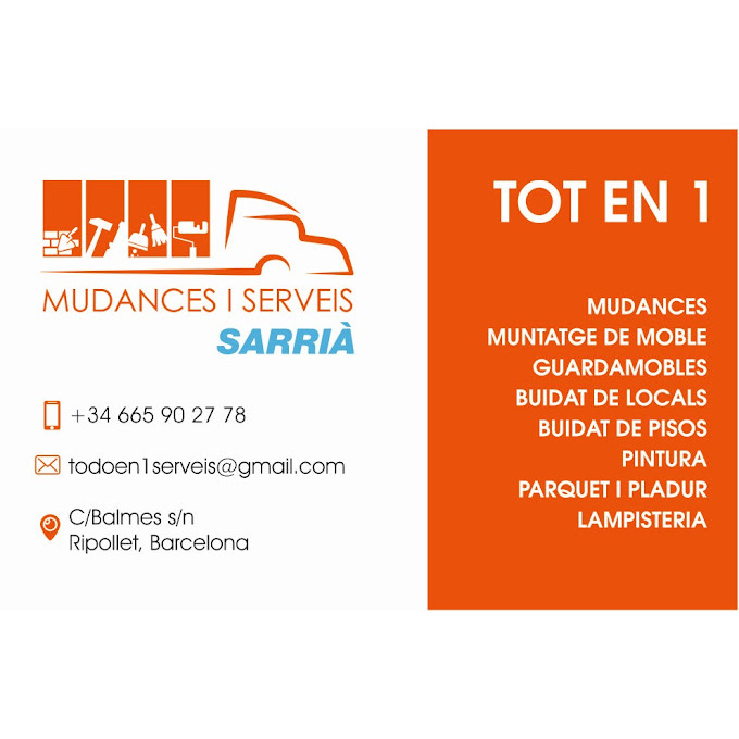 Mudanzas y servicios Sarriá Logo