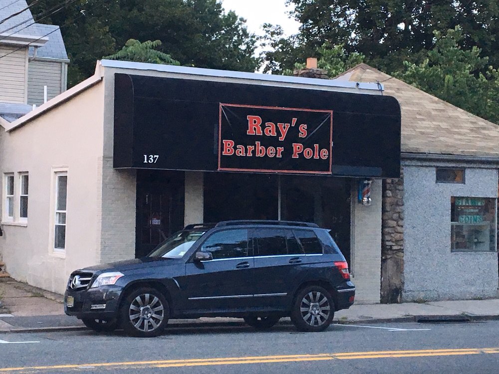 Ray's Barber Pole Logo