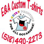E & A Custom T-Shirts Logo