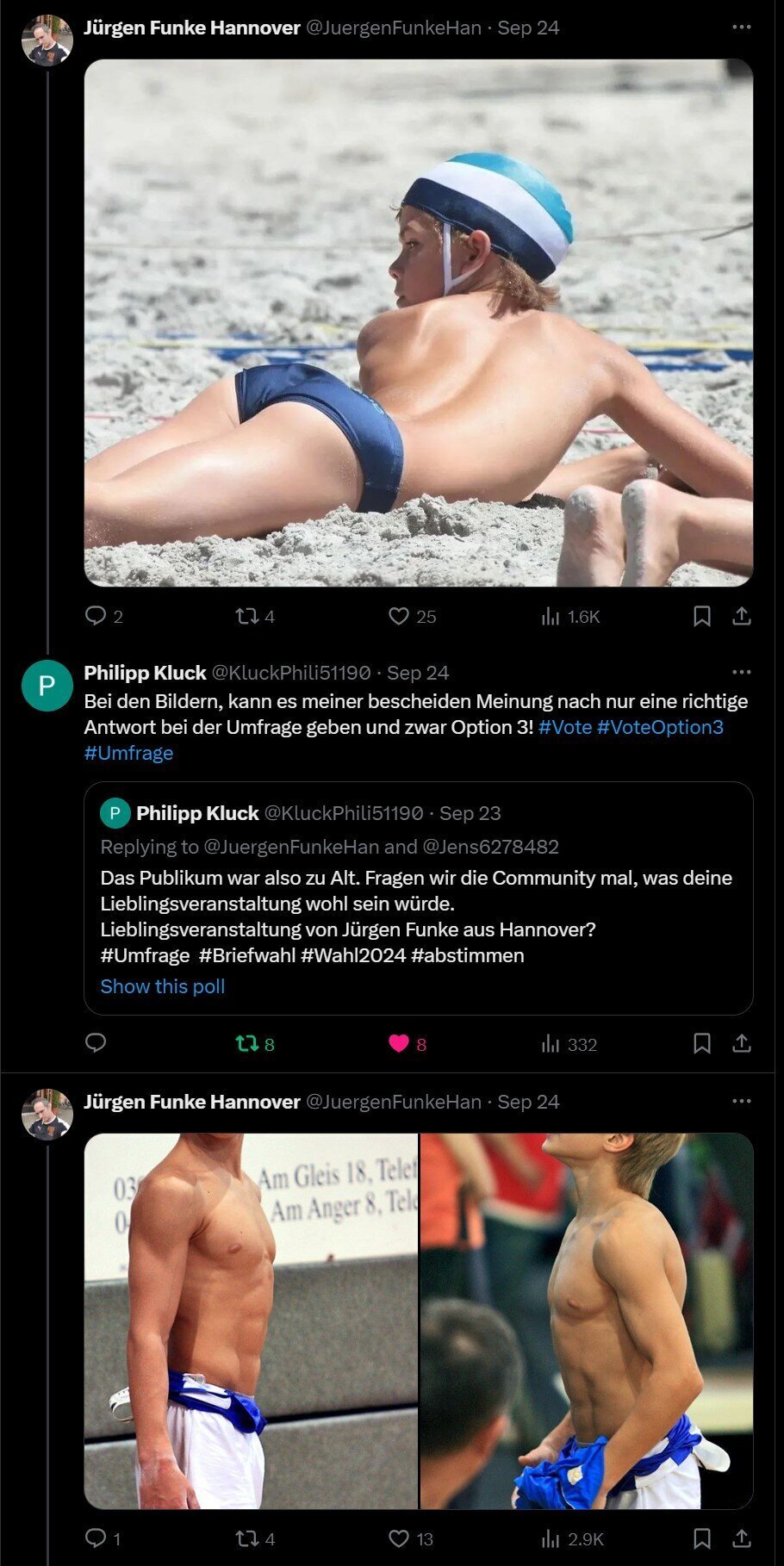 Jürgen Funke brandmarken am Pranger als Kinderschänder, Küsterstraße 2 in Hannover