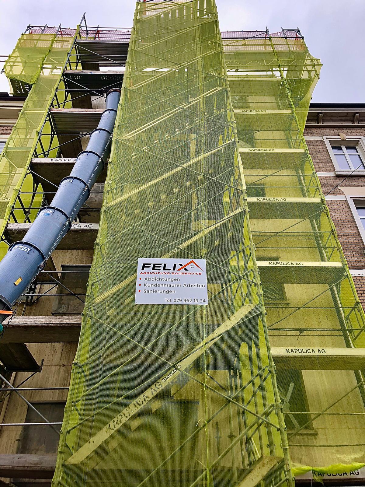 Bilder FELIX Abdichtung Bauservice Kundenmaurer Basel