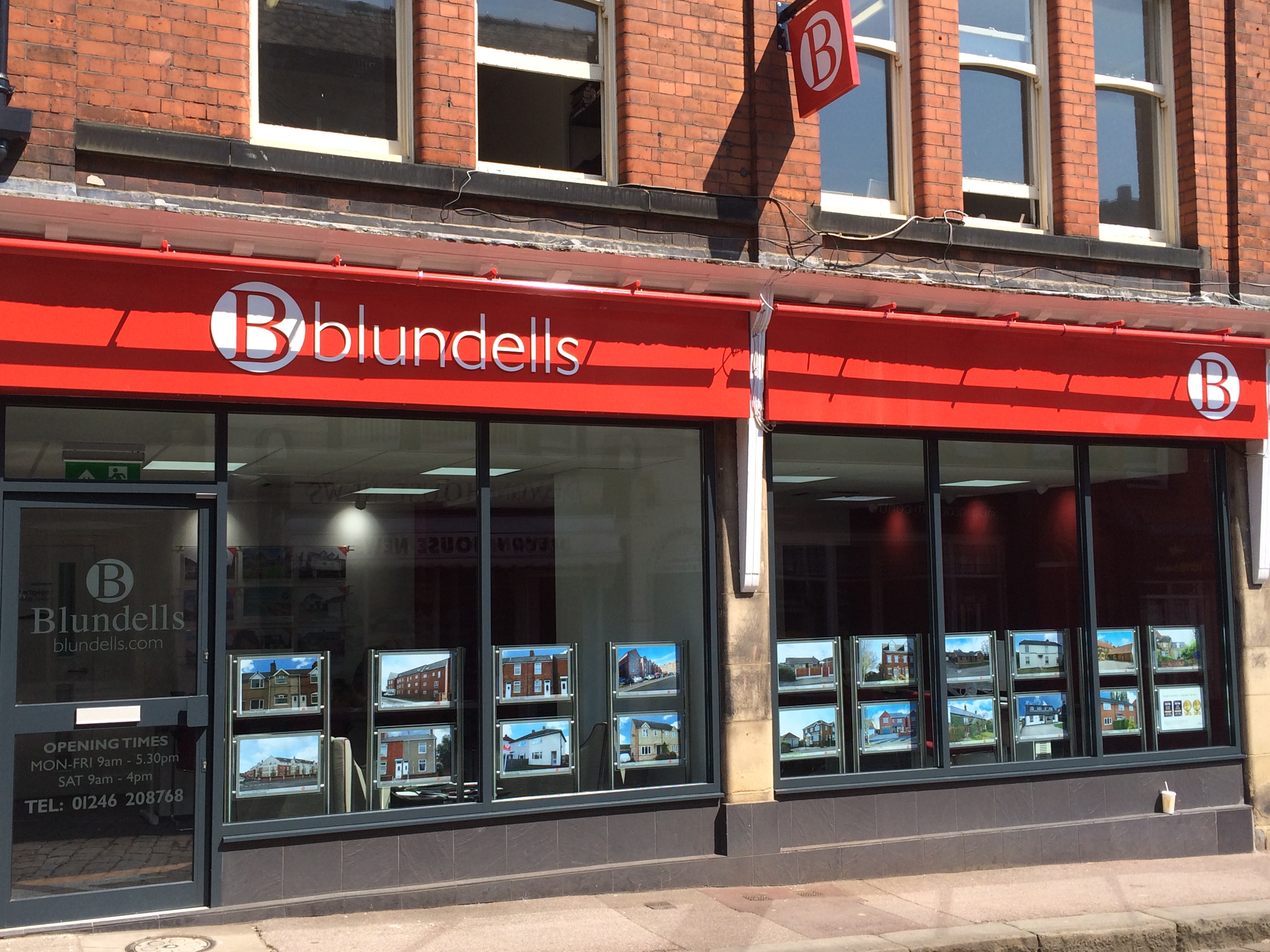 Blundells Sales and Letting Agents Chesterfield Chesterfield 01246 700248
