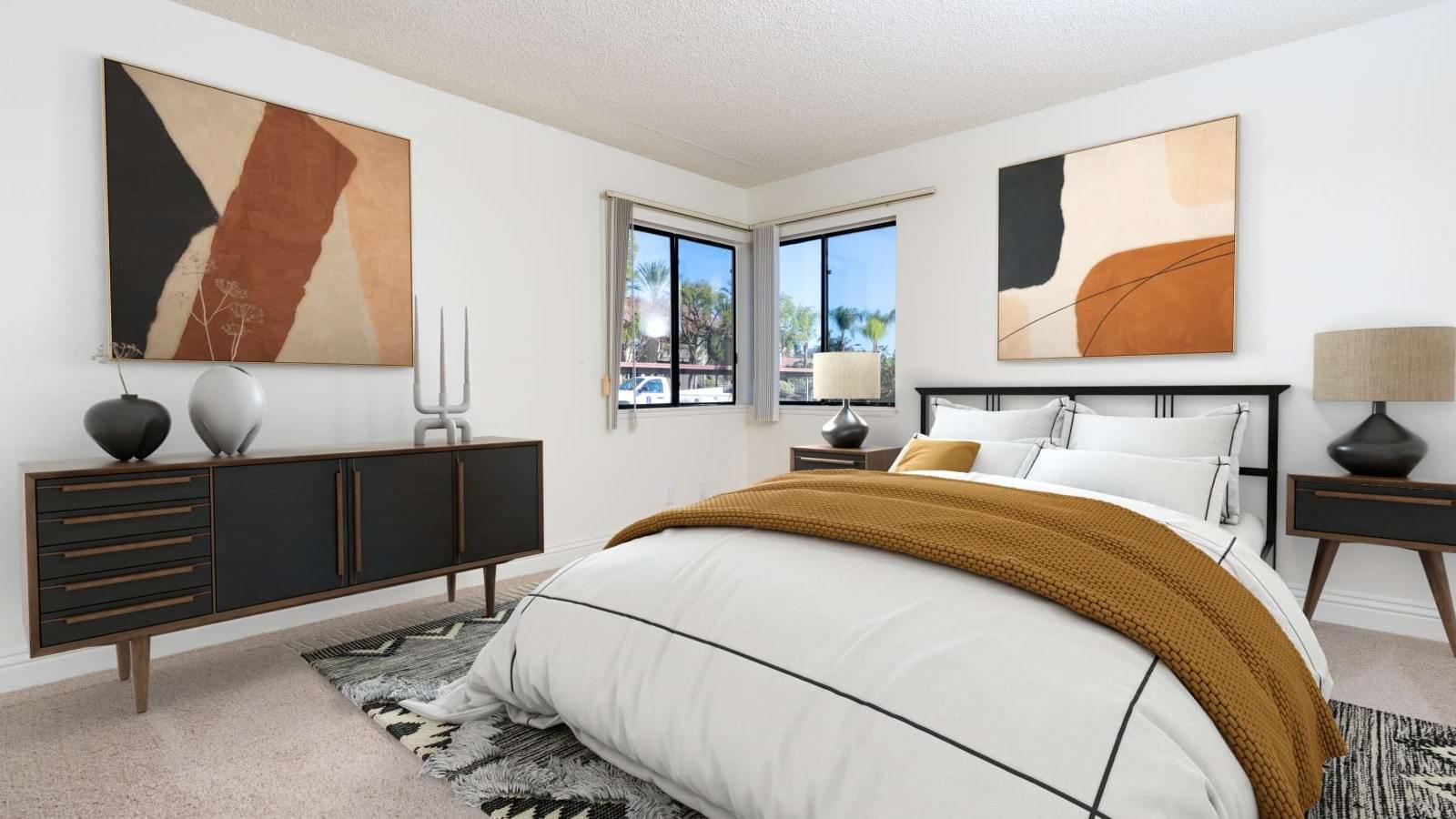 Spacious Bedroom with Natural Light
