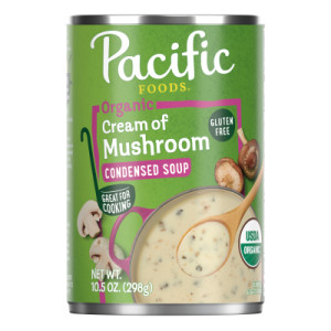 Pacific Foods® Organic Cream of Mushroom Soup, 10.5 oz Can (Case of 12) featured image