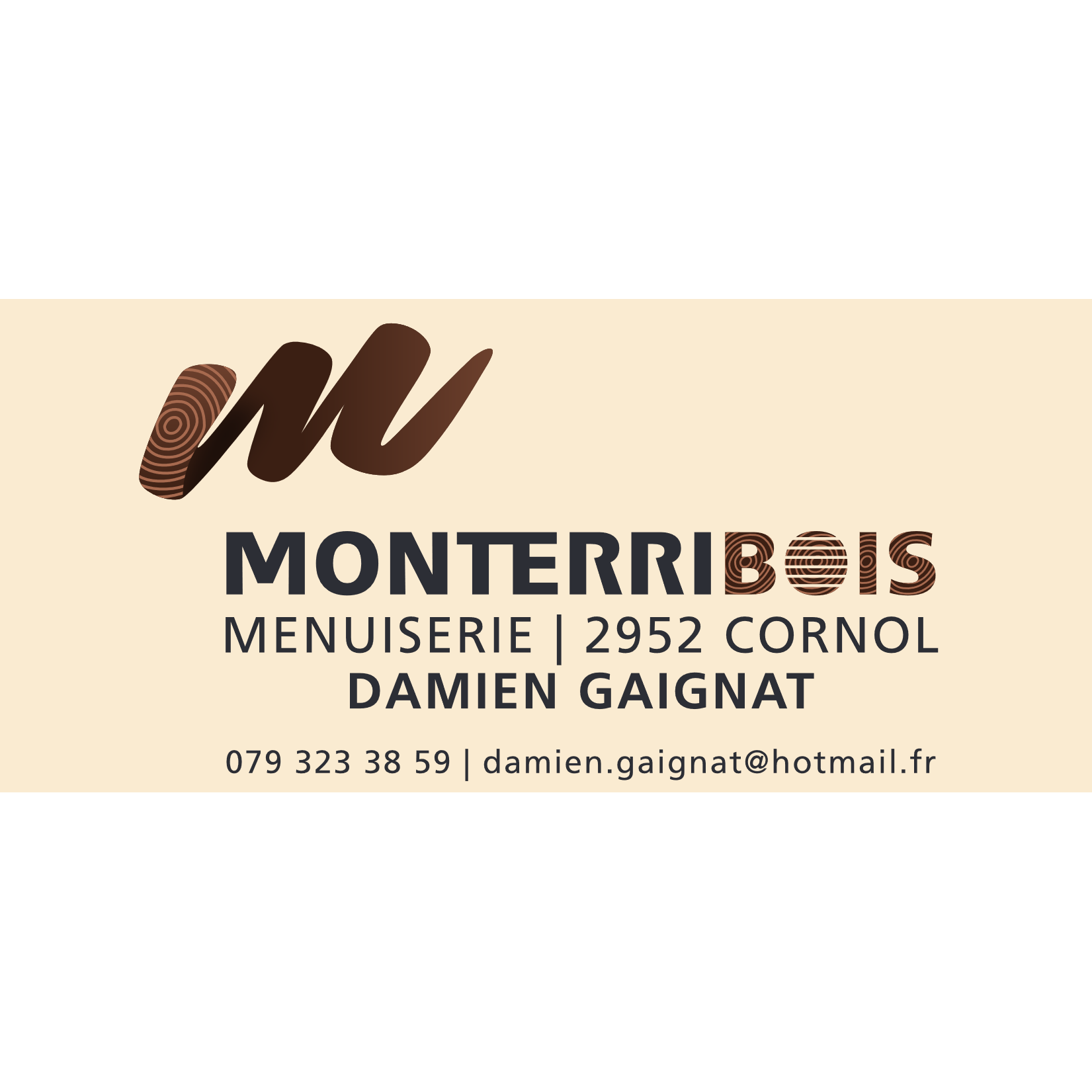 Menuiserie Monterribois -Damien Gaignat Logo
