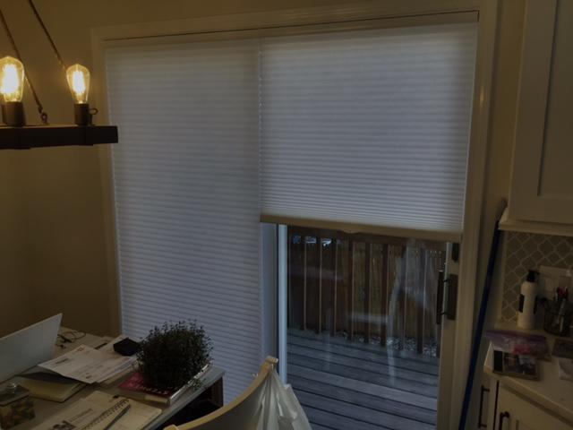 Cordless Honeycomb Shades are the chic and contemporary alternative to curtains thanks to their sleek design, minimalist appearance, and energy efficiency. They look good in any room, in any home, and against any décor! #BudgetBlindsOssining #HoneycombShades #TarrytownNY #FreeConsultation #WindowWed