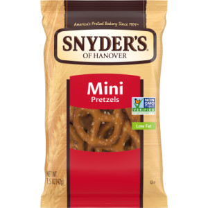 Snyder's of Hanover, Mini Pretzels, Snack Pack 1.5 Oz featured image