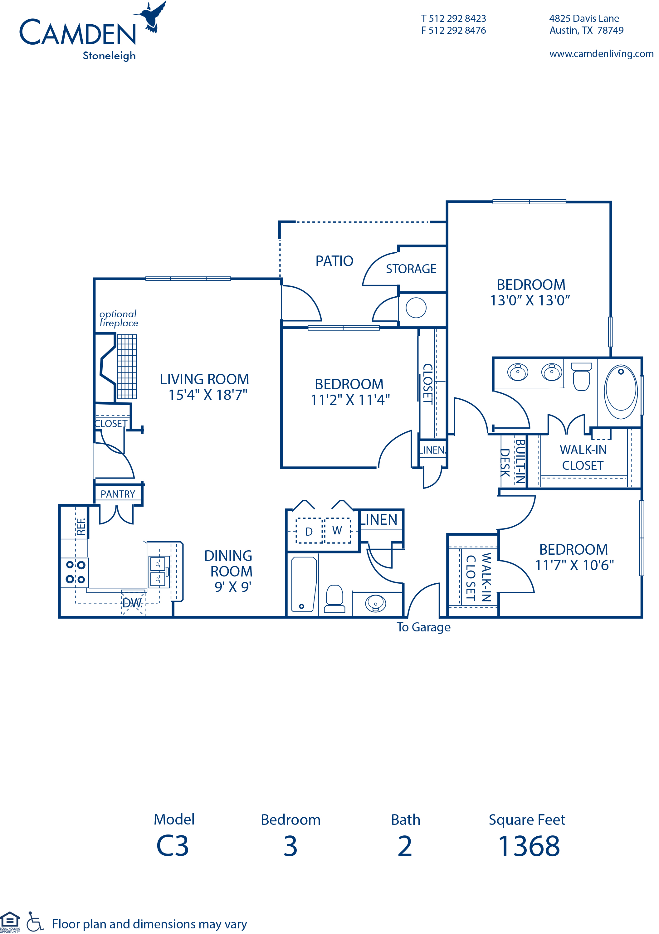 Camden Stoneleigh Apartments Photo