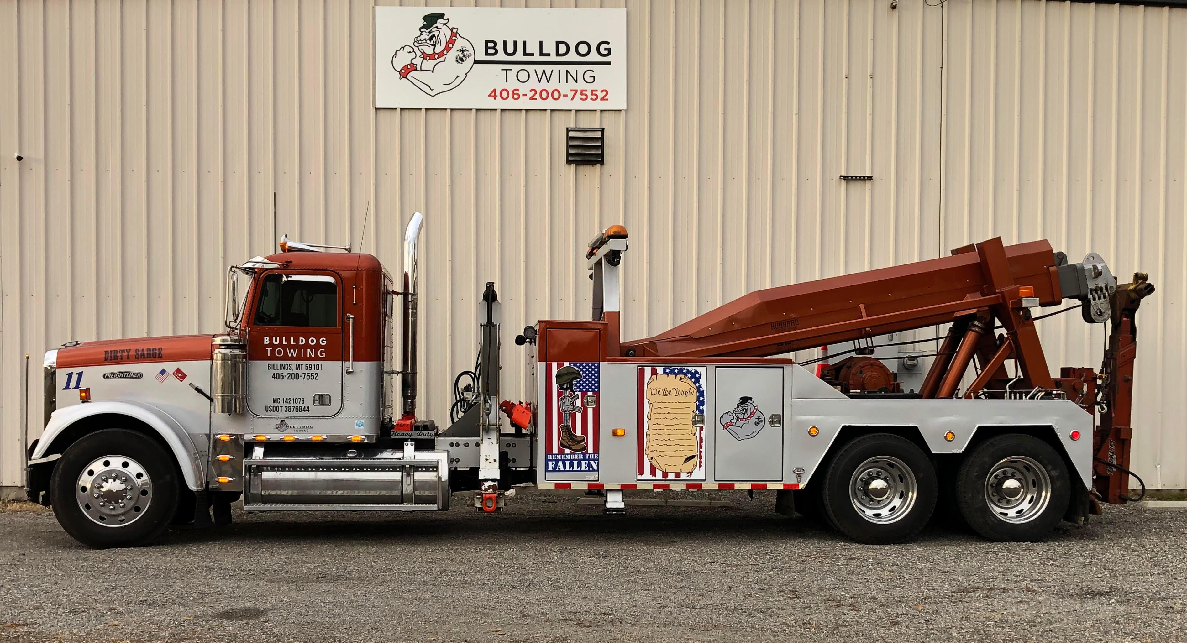 Stuck on the side of the road? Call Bulldog Towing