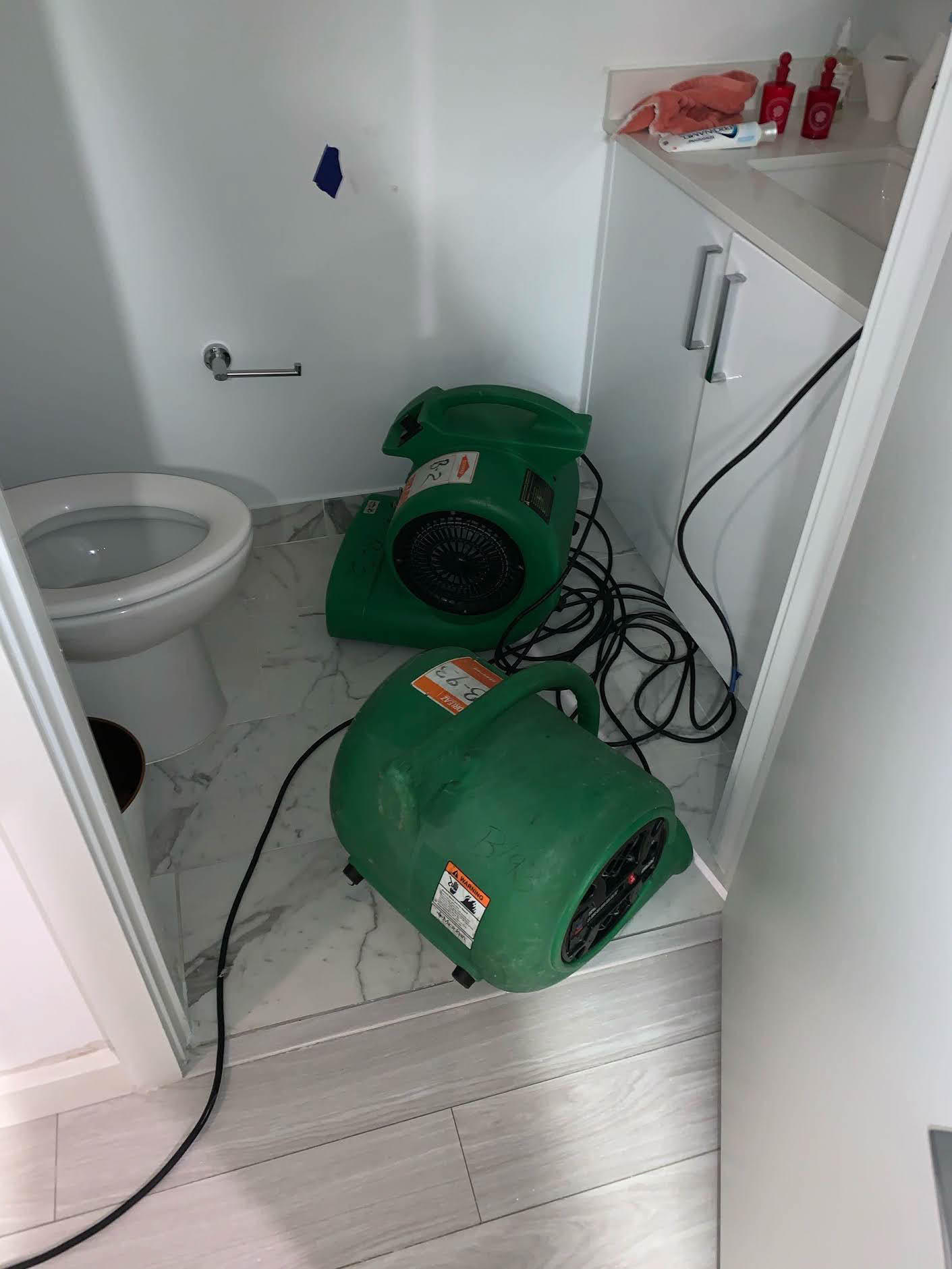 When the supply line to your toilet cracks, SERVPRO of Brickell is ready to help you clean up the mess.