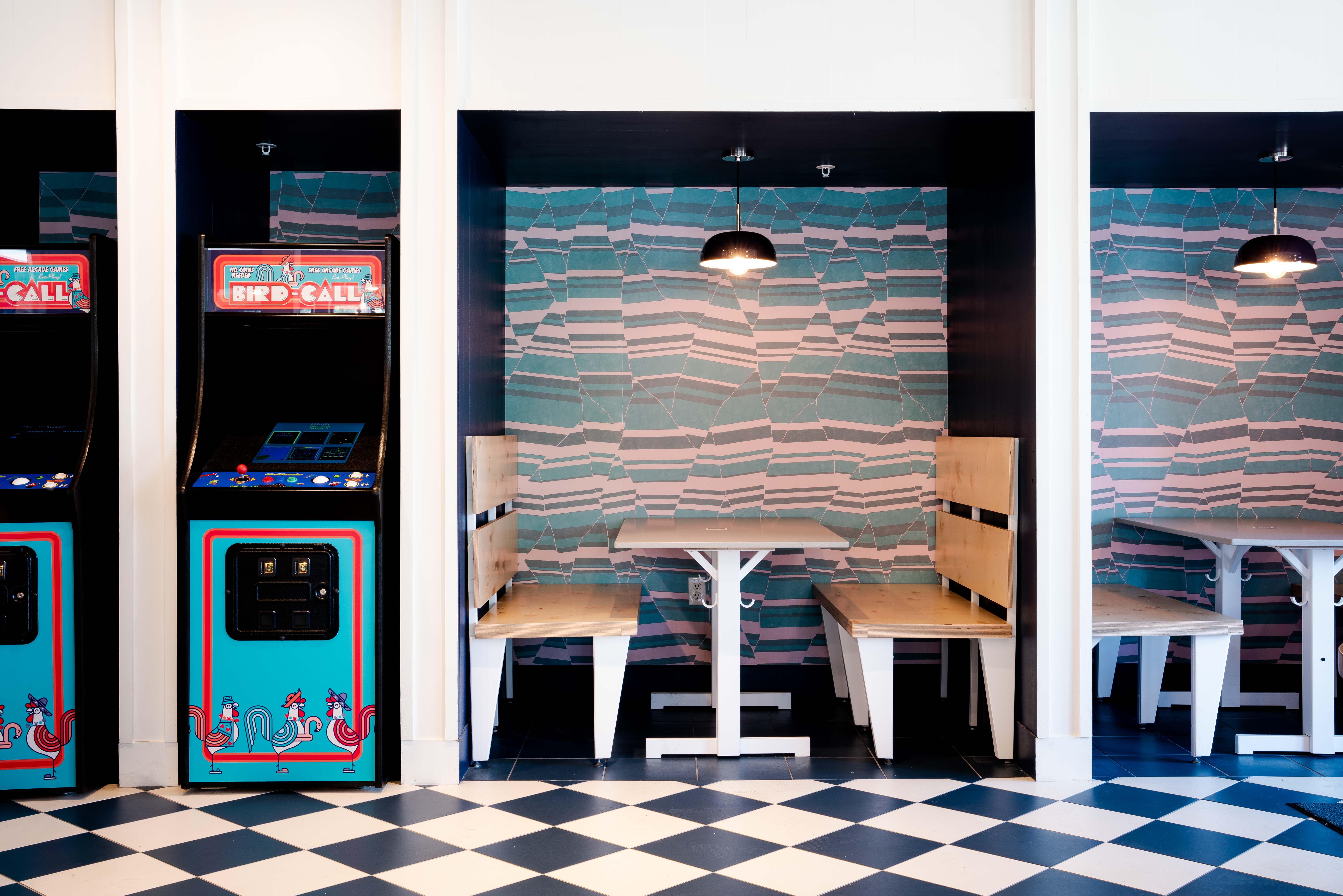 Birdcall Cherry Hills has two free play arcade games for any guest to play.
