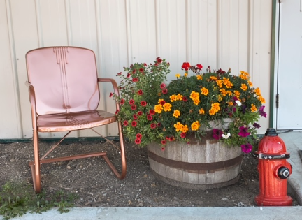 Rose Gold Vintage Chair