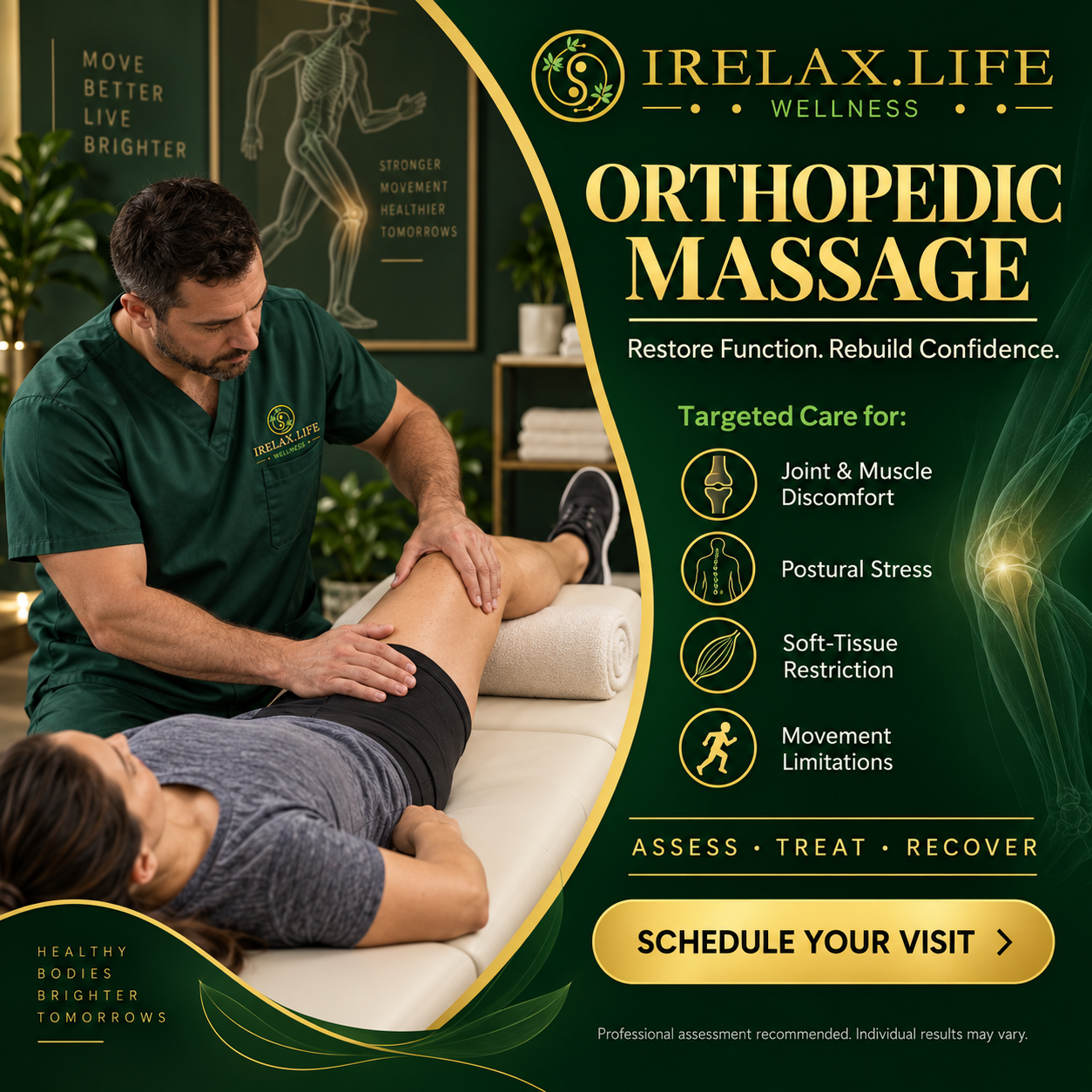 A meridian massage stimulates specific energy pathways and acupressure points along the body to improve the flow of Qi (life energy)
