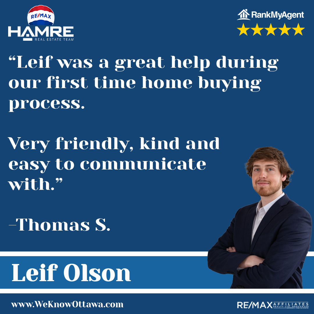 Images Leif Olson - Ottawa Real Estate Agent - Hamre Team RE/MAX Affiliates
