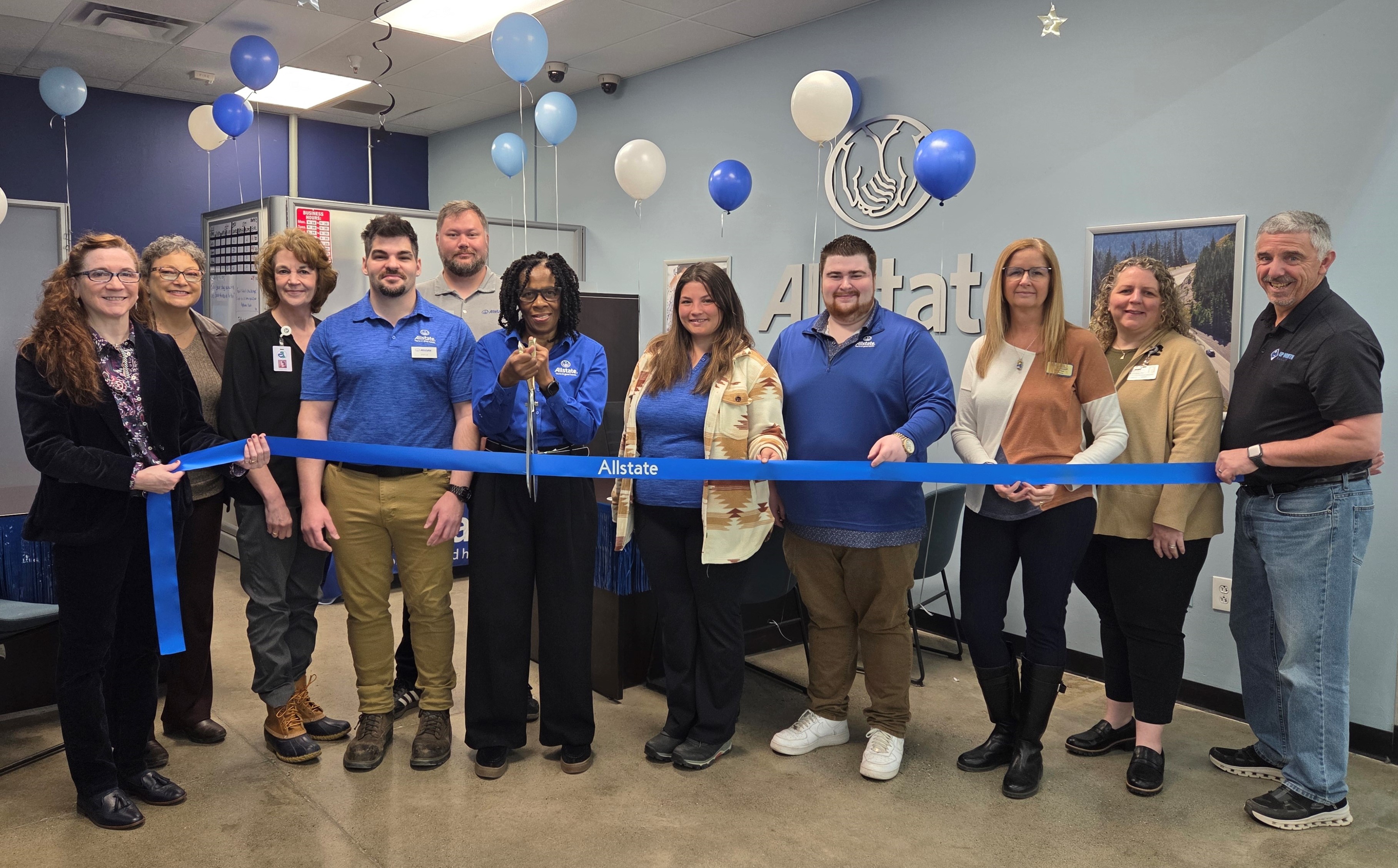 Allstate Agency Grand Opening Event with Local Chamber of Commerce in Presque Isle, ME 