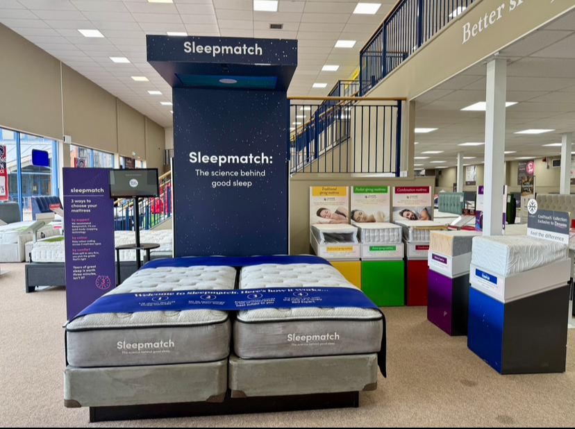 Head in-store for the full Sleepmatch&trade; experience. Our unique Sleepmatch&trade; technology matches you with your perfect bed.