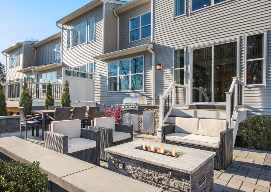 Rear patios for you to create your ideal outdoor oasis