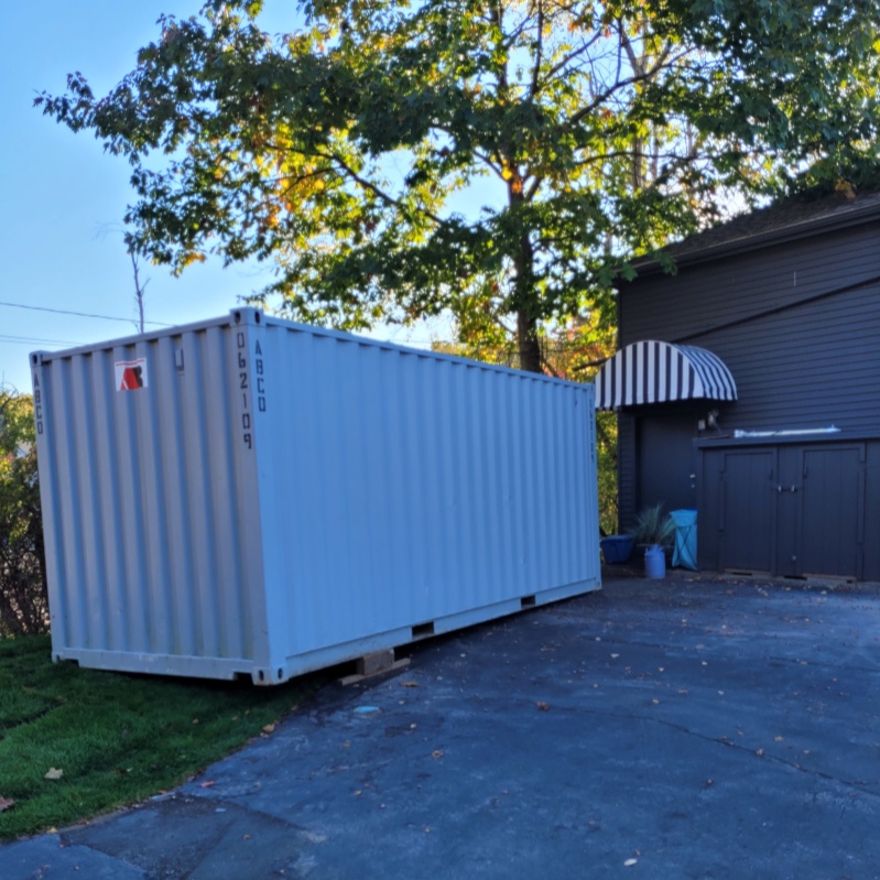 20’ storage container rental delivery to a bakery around this time of year through Christmas for ove 