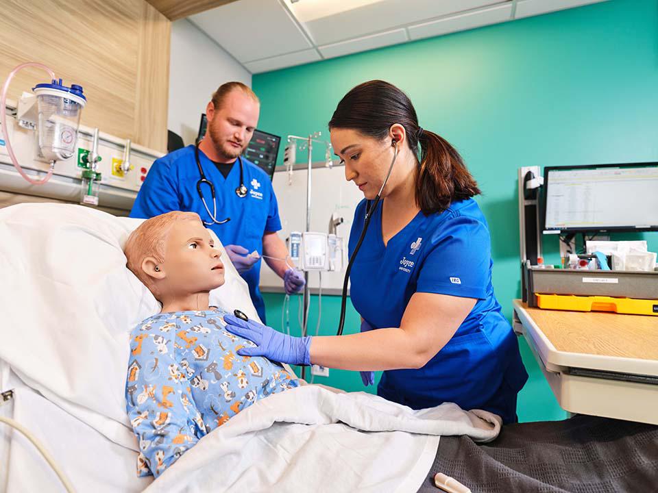 Joyce University nursing students will get hands-on training during skills labs in a state of the industry simulation center