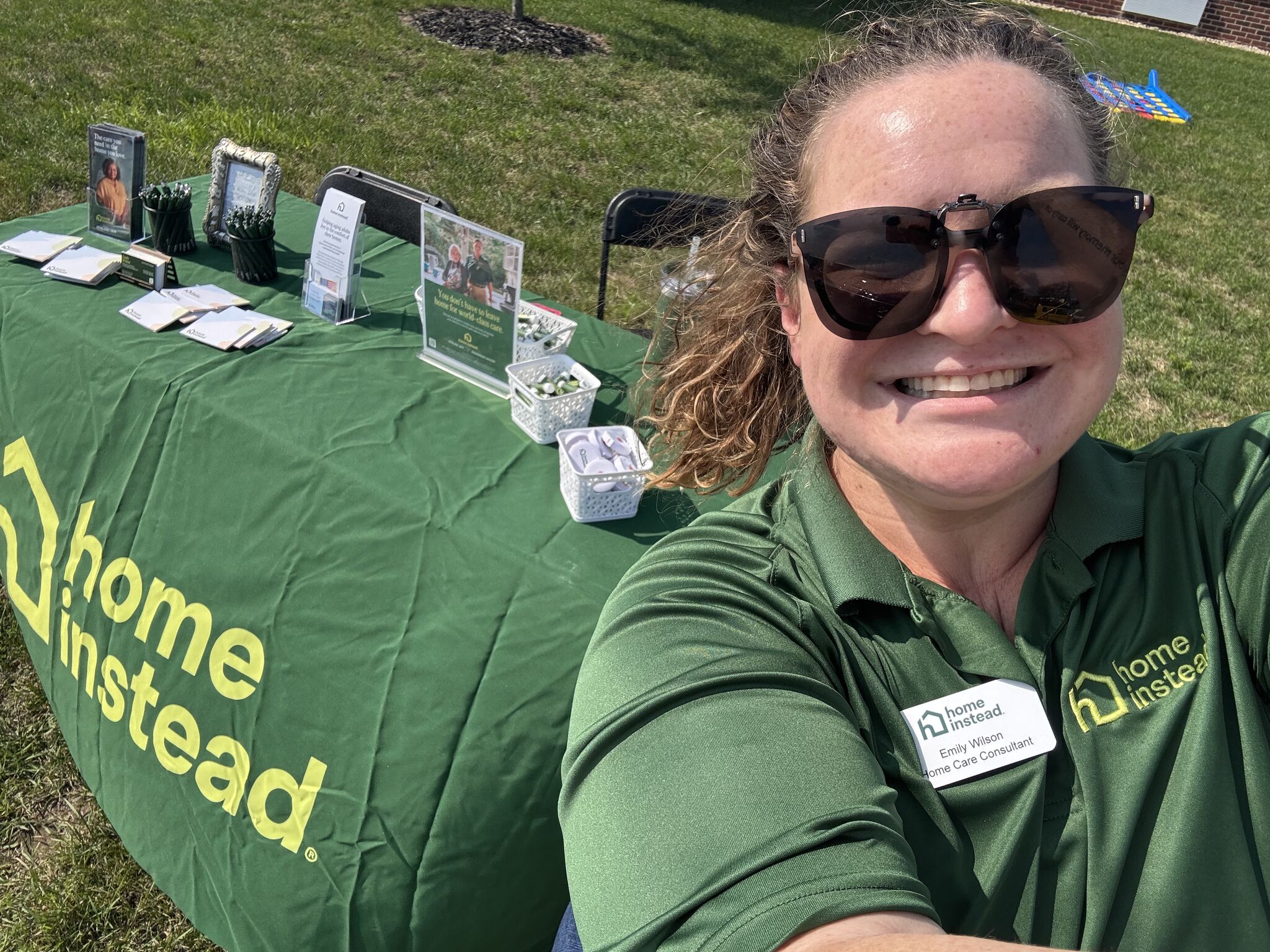 Home Instead team participating in a community event to support local families.