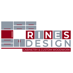 Rines Design: Custom Cabinetry & Woodworking Logo