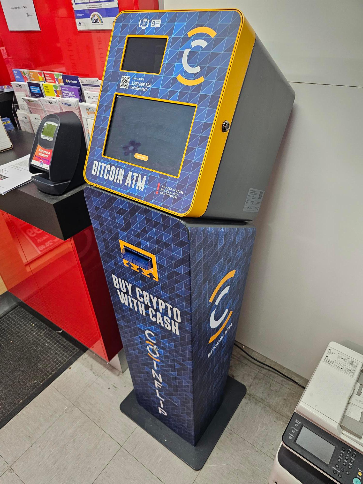 CoinFlip Bitcoin ATM - Clovercrest Newsagency (Modbury North) Modbury North (13) 0068 9526