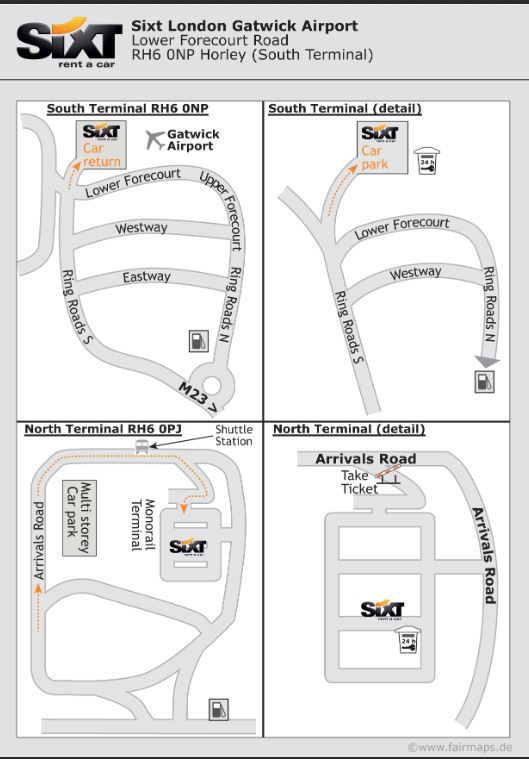 Images SIXT Car Hire - London Gatwick