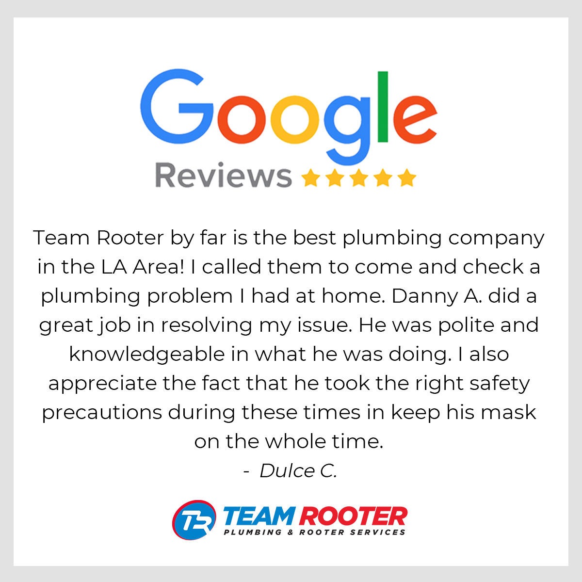 5 star review!