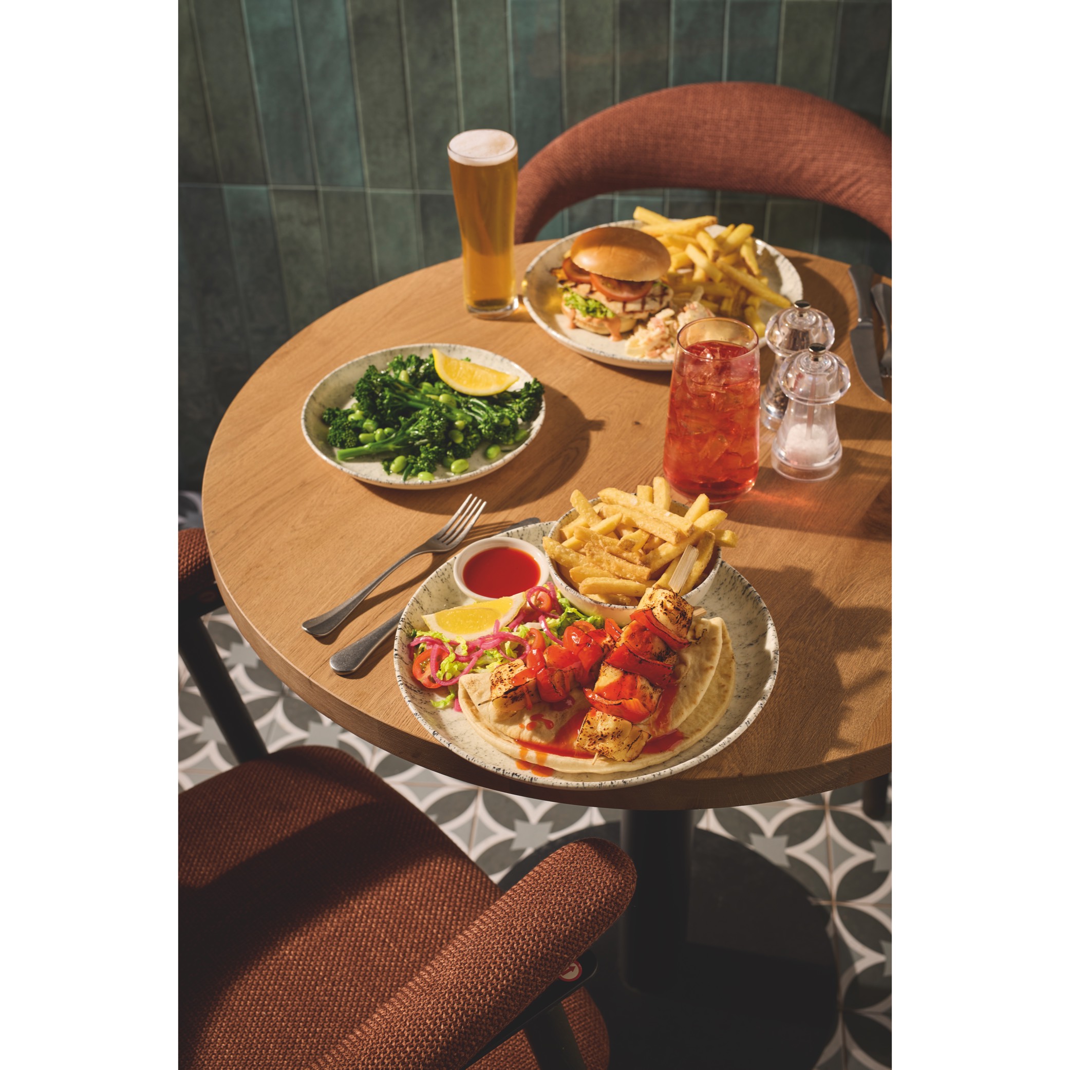 Premier Inn main menu - Halloumi Skewers