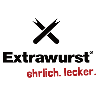 Extrawurst ehrlich. lecker. Logo
