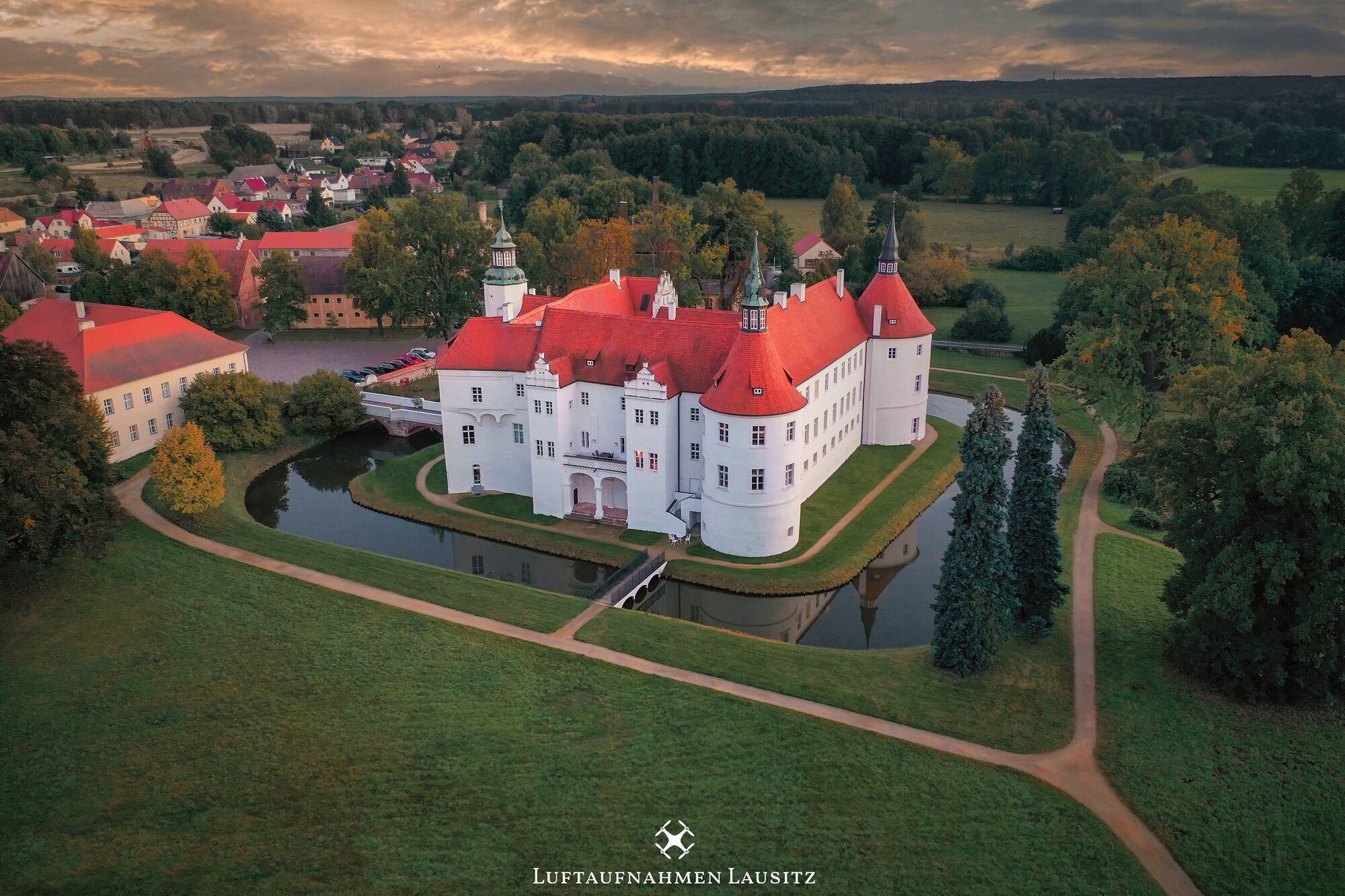 Luftaufnahmen Lausitz, Dresdener Straße 35 in Luckau