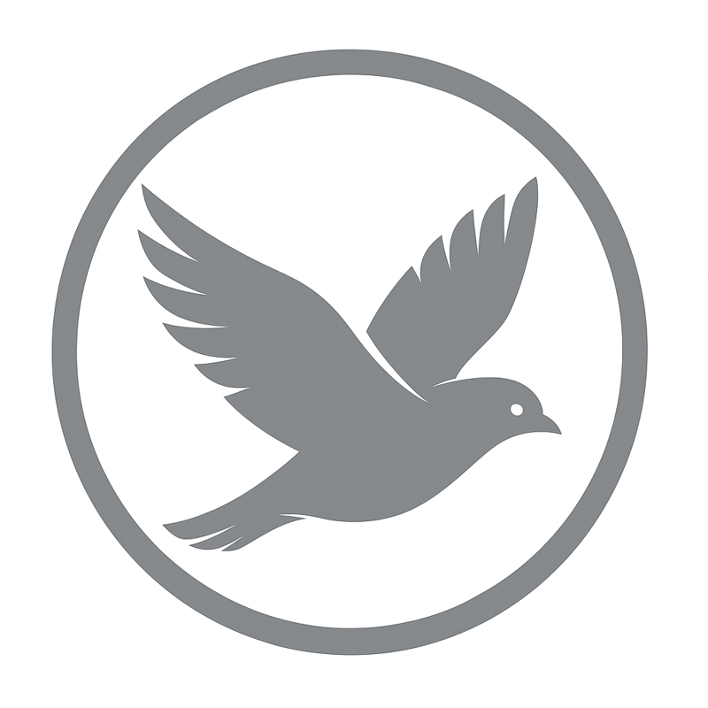 Gray Pigeon Heat & Air Logo