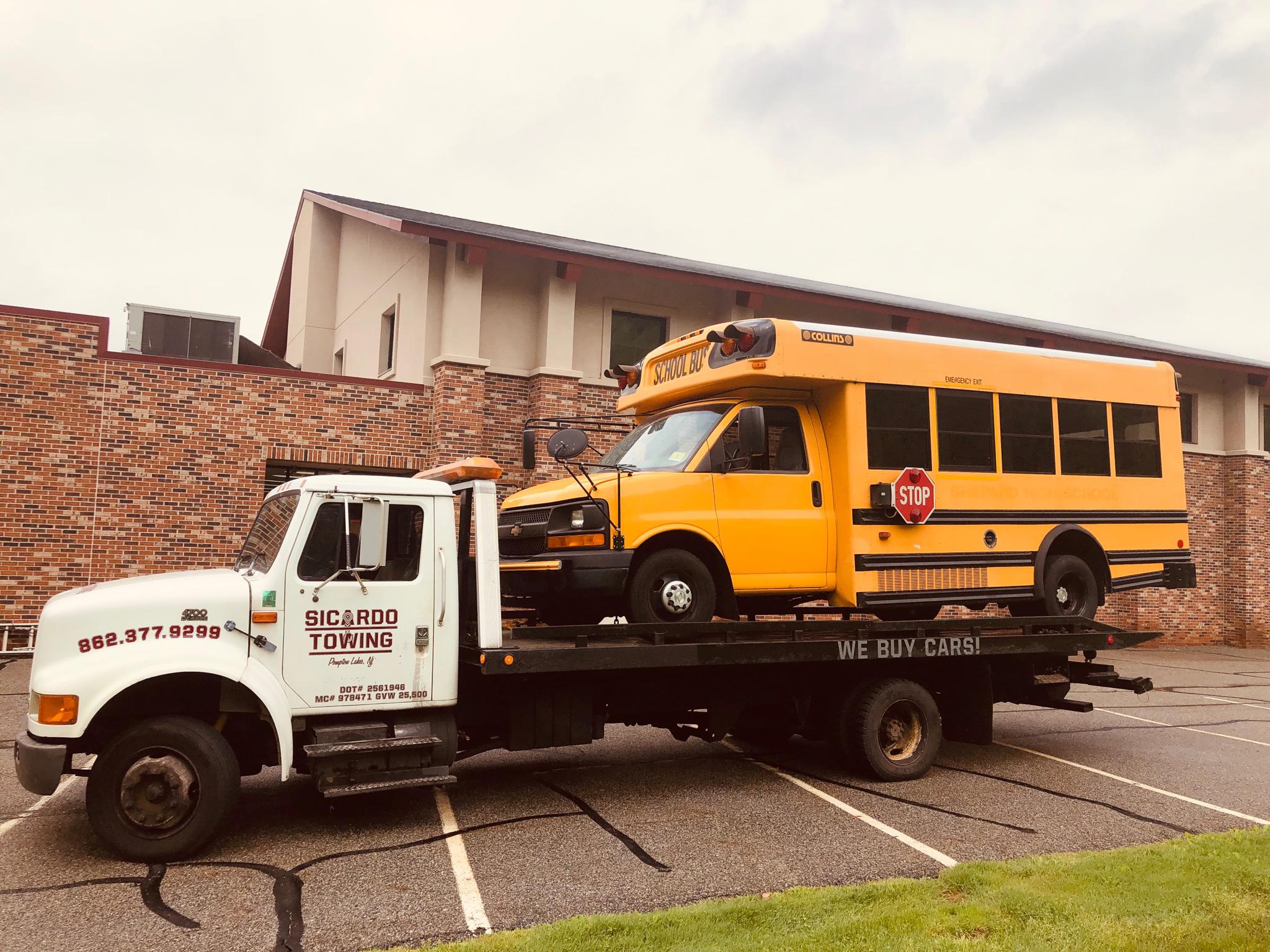 We can even tow some buses and other commercial vehicles!