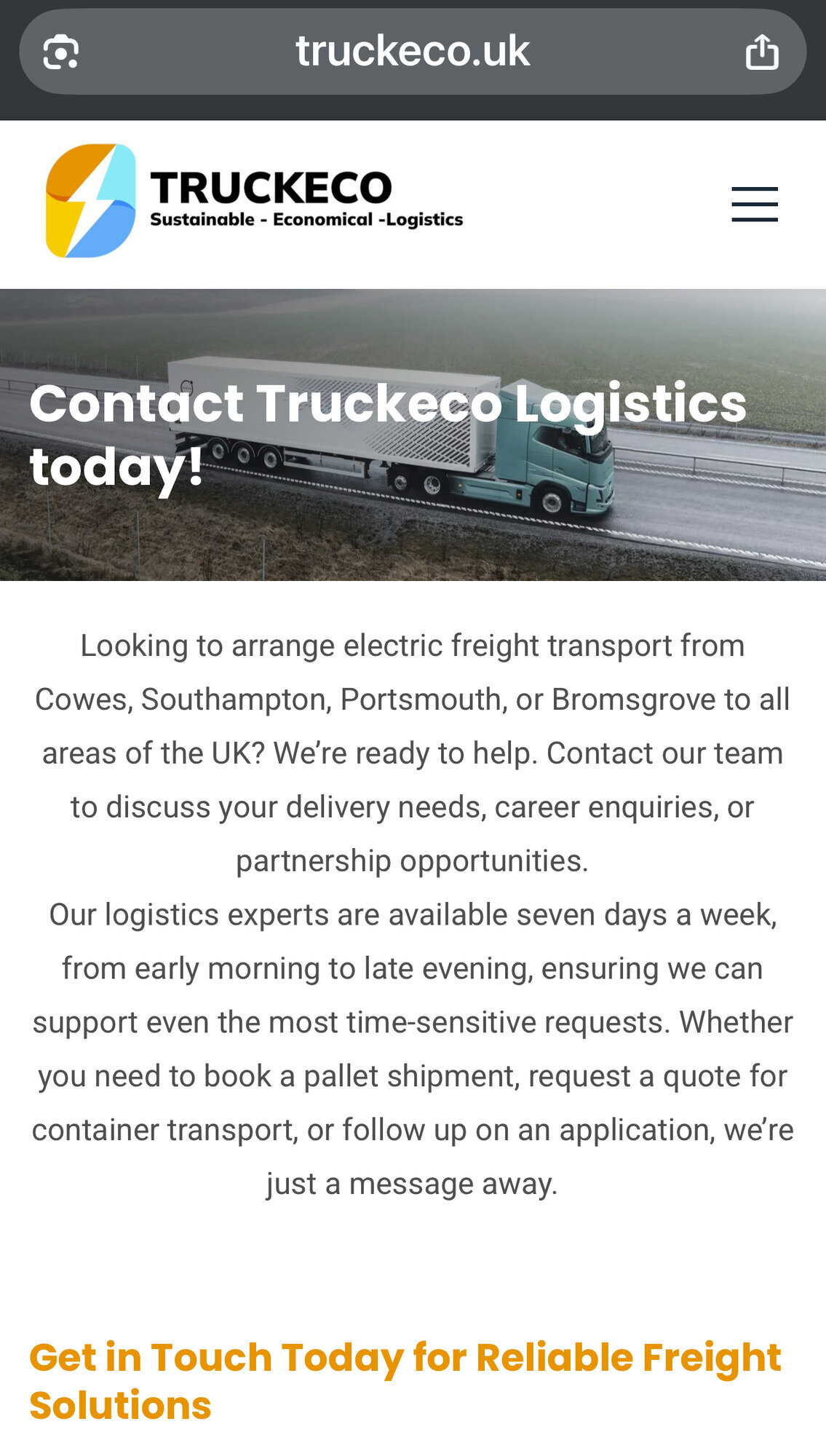 Images Truckeco Logistics
