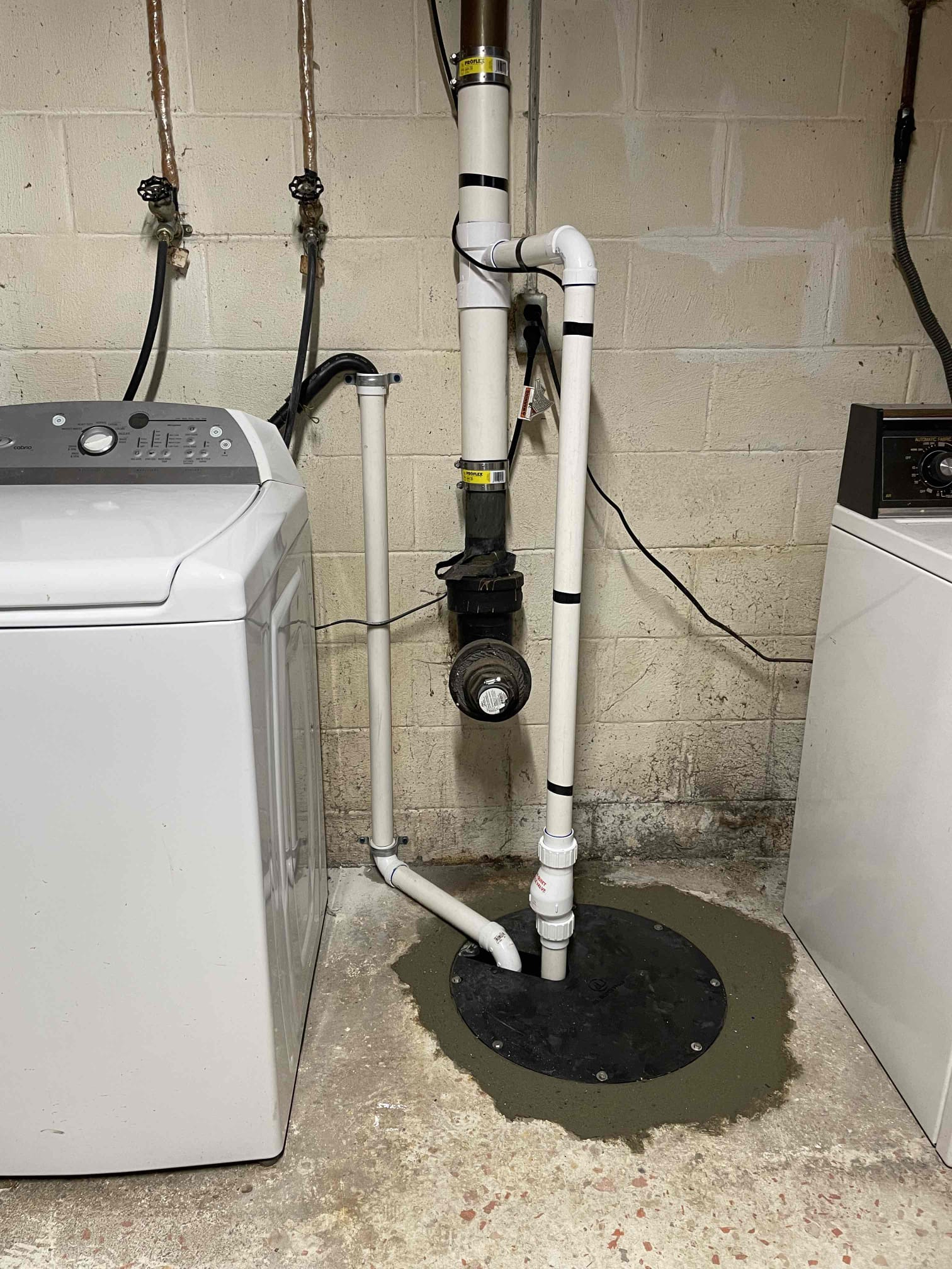 Sump Pump and Battery Backup Installation