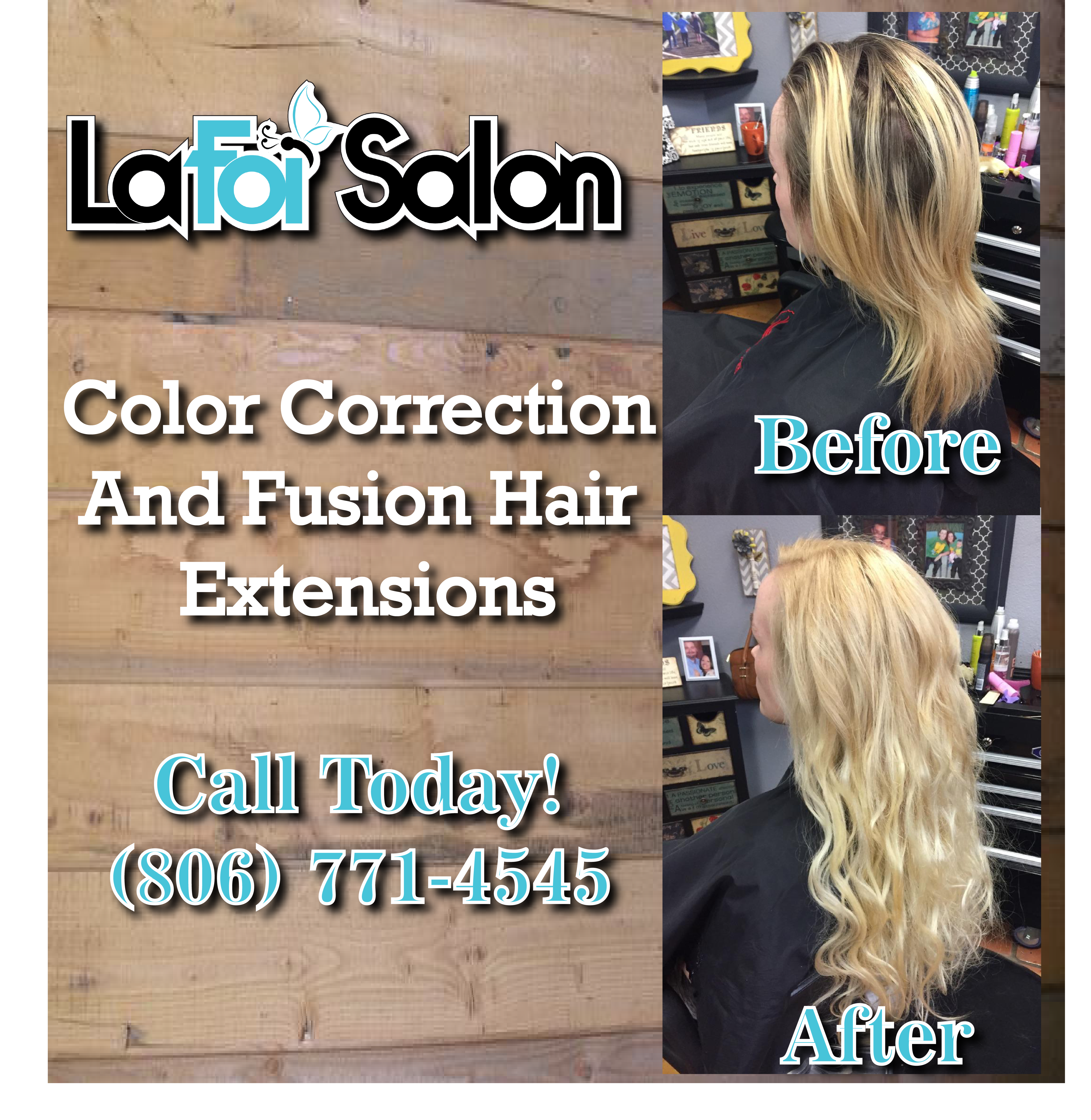 Do You Need A Color Corrected? Do You Want Longer Hair? We Can Do Both!! Call Today!! (806) 771-4545 www.lafoisalon.com  hairsalonslubbock  hairextensionslubbock  correctivecolorlubbock https://goo.gl/L2bhmp