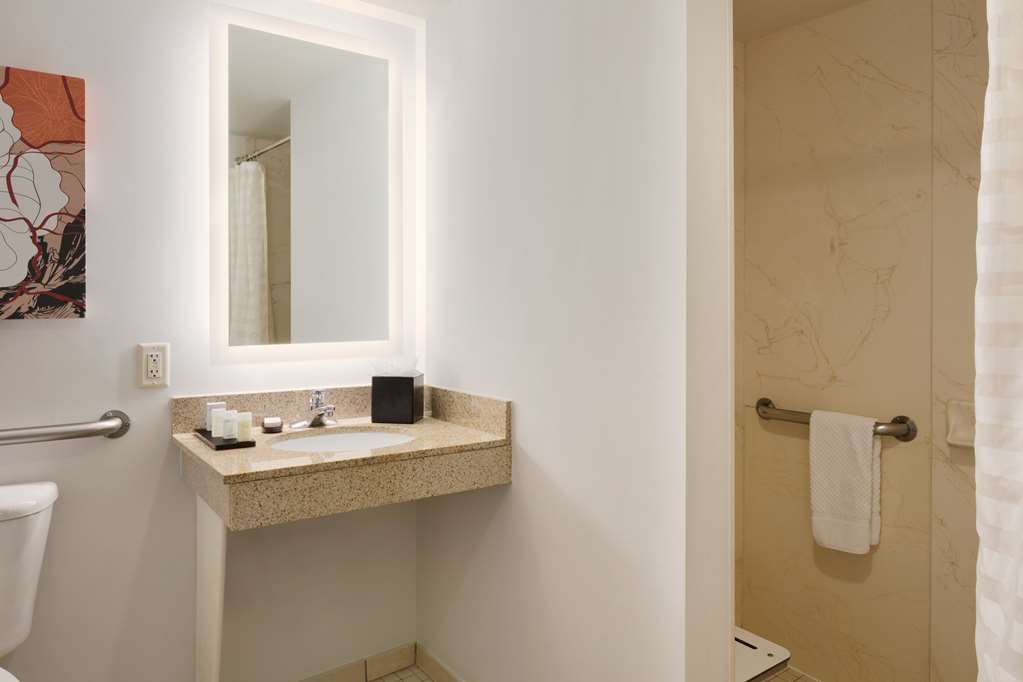 Guest room bath Embassy Suites by Hilton Denver International Airport Denver (303)574-3000