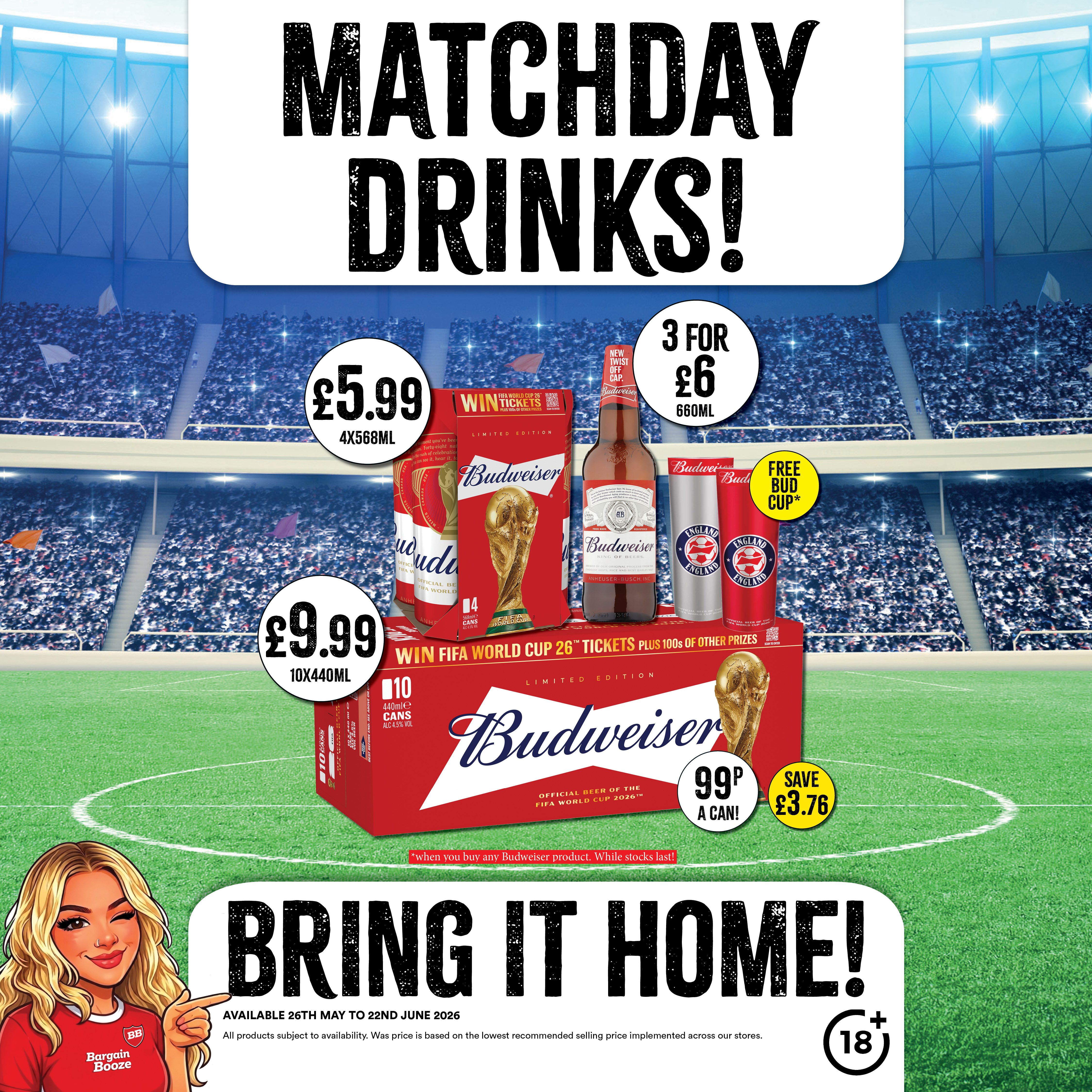 Matchday drinks