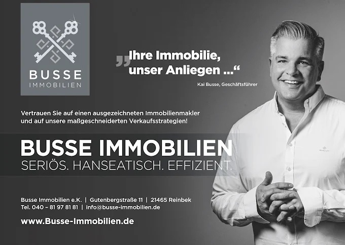 Bild 1 BUSSE - IMMOBILIEN | Immobilienmakler Reinbek, Hamburg & Umgebung | Immobilienbewertung & Immobilienverkauf in Reinbek