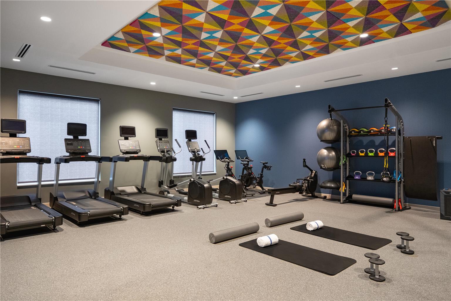 Health club fitness center gym