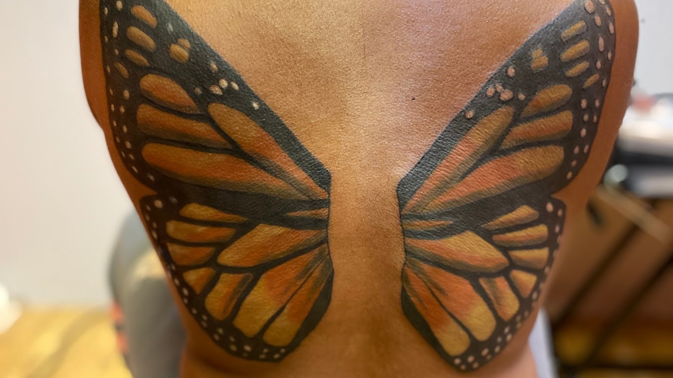 The Cajun Picasso Tattoo Shop Logo