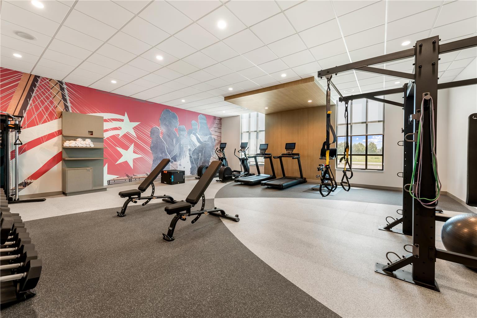 Health club fitness center gym