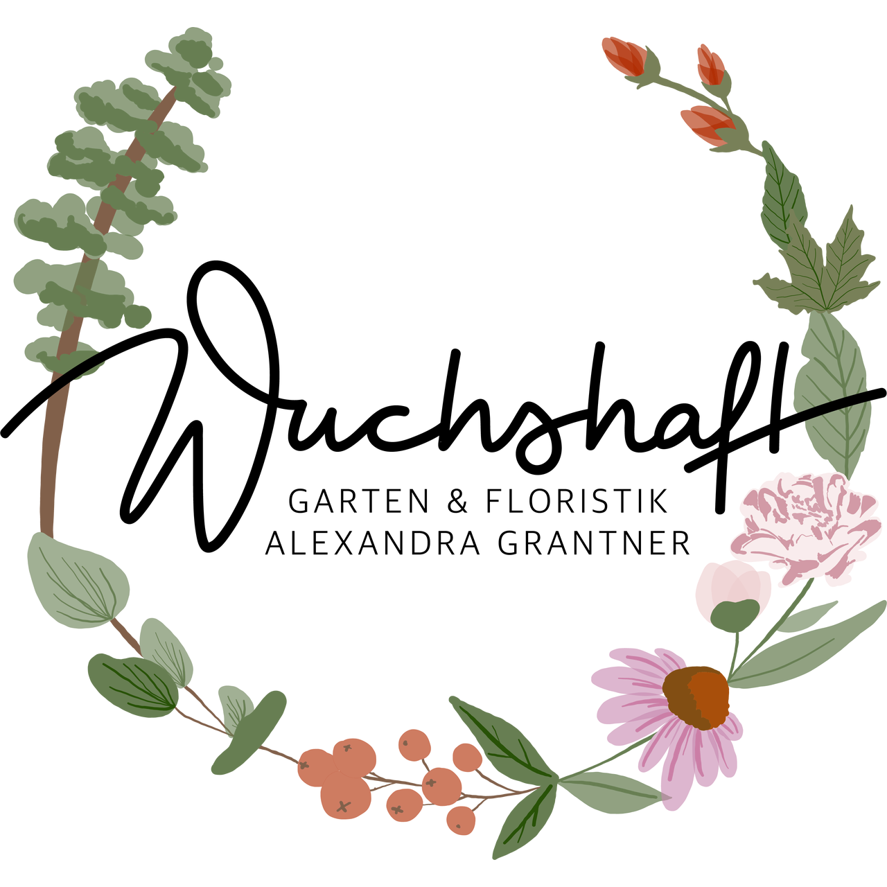 Wuchshaft Garten & Floristik Alexandra Grantner Logo
