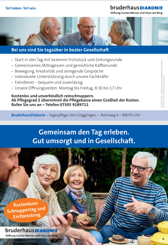 Tagespflege Ulm-Gögglingen, Rohrweg 4 in Ulm